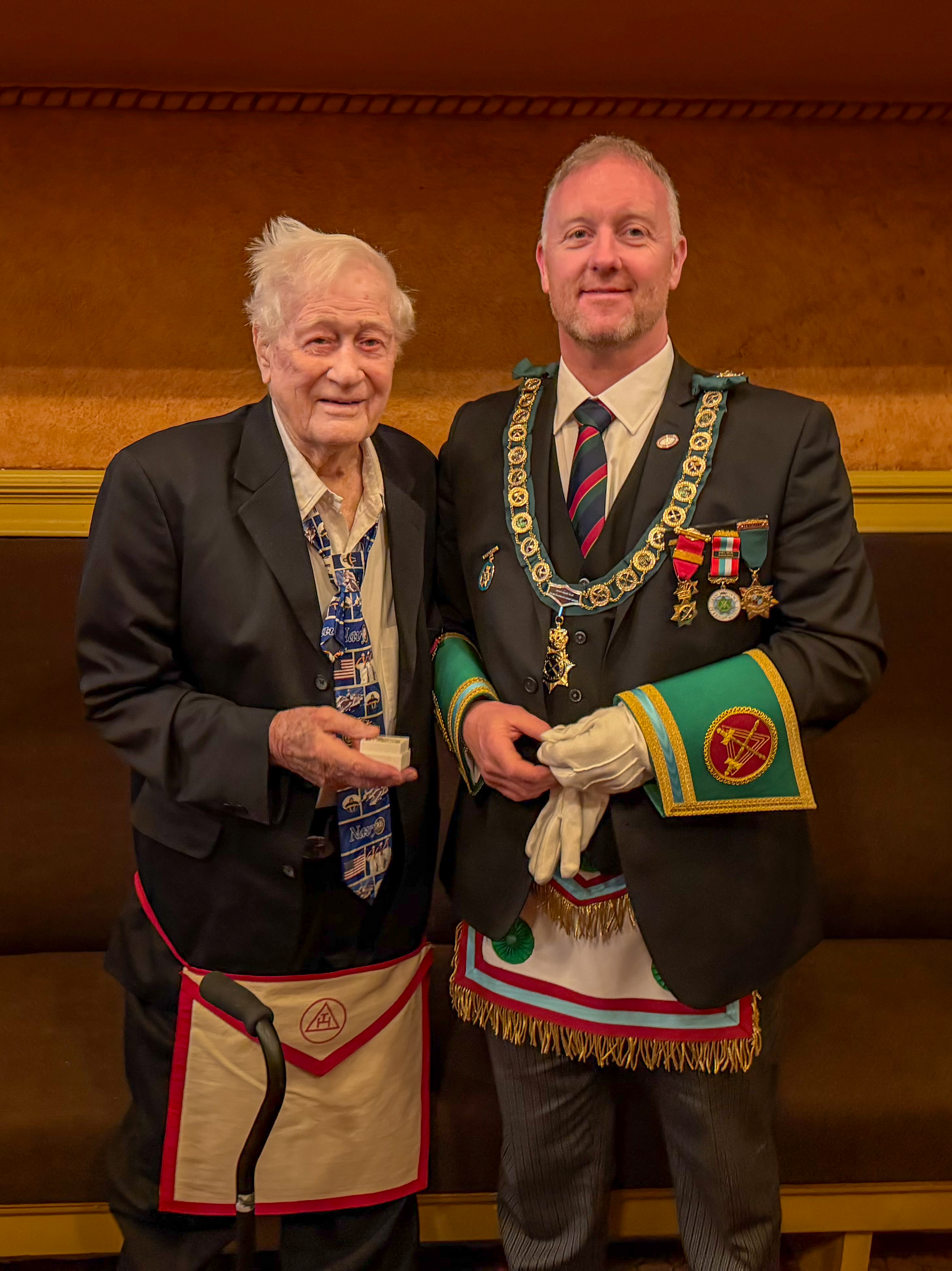 Oldest member with RESK Deputy Great Chief Victor McNeill